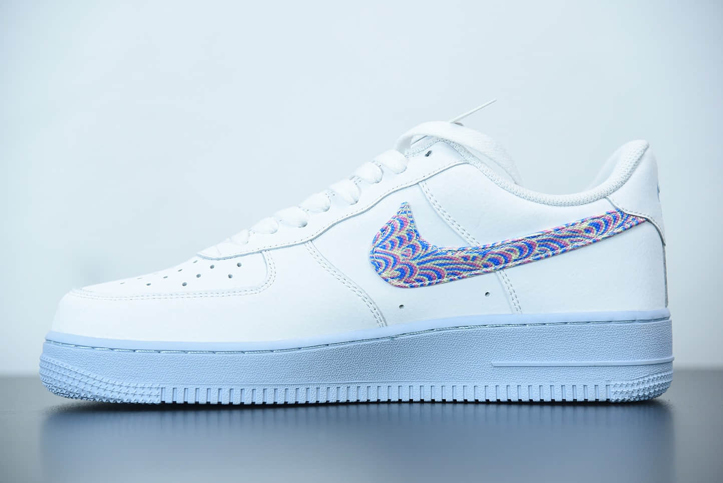 耐克Nike Air Force 1 “Hydrogen Blue' 氢蓝配色空军一号低帮板鞋纯原版本 货号：CZ0377-100