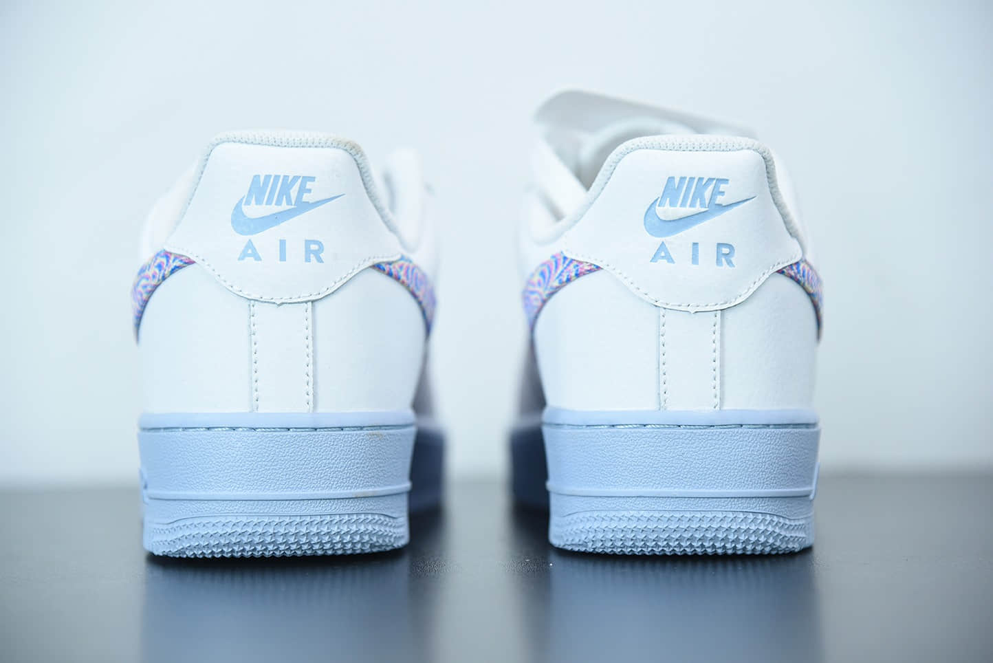 耐克Nike Air Force 1 “Hydrogen Blue' 氢蓝配色空军一号低帮板鞋纯原版本 货号：CZ0377-100