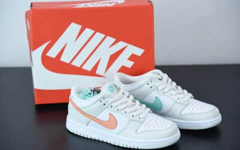 耐克Nike Dunk SB Low 象牙白拼接鸳鸯配色运动滑板鞋纯原版本 货号：CW1590-101