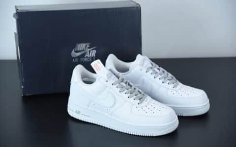 耐克Nike Air Force 1 Low 纯白3M鞋带低帮休闲运动板鞋纯原版本 货号：CR7792-002