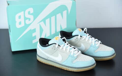 耐克Plus Skate Shop x nk SB Dunk Low “Gulf of Mexico扣篮系列翻毛墨西哥湾低帮休闲运动滑板板鞋纯原版本 货号：304292-410