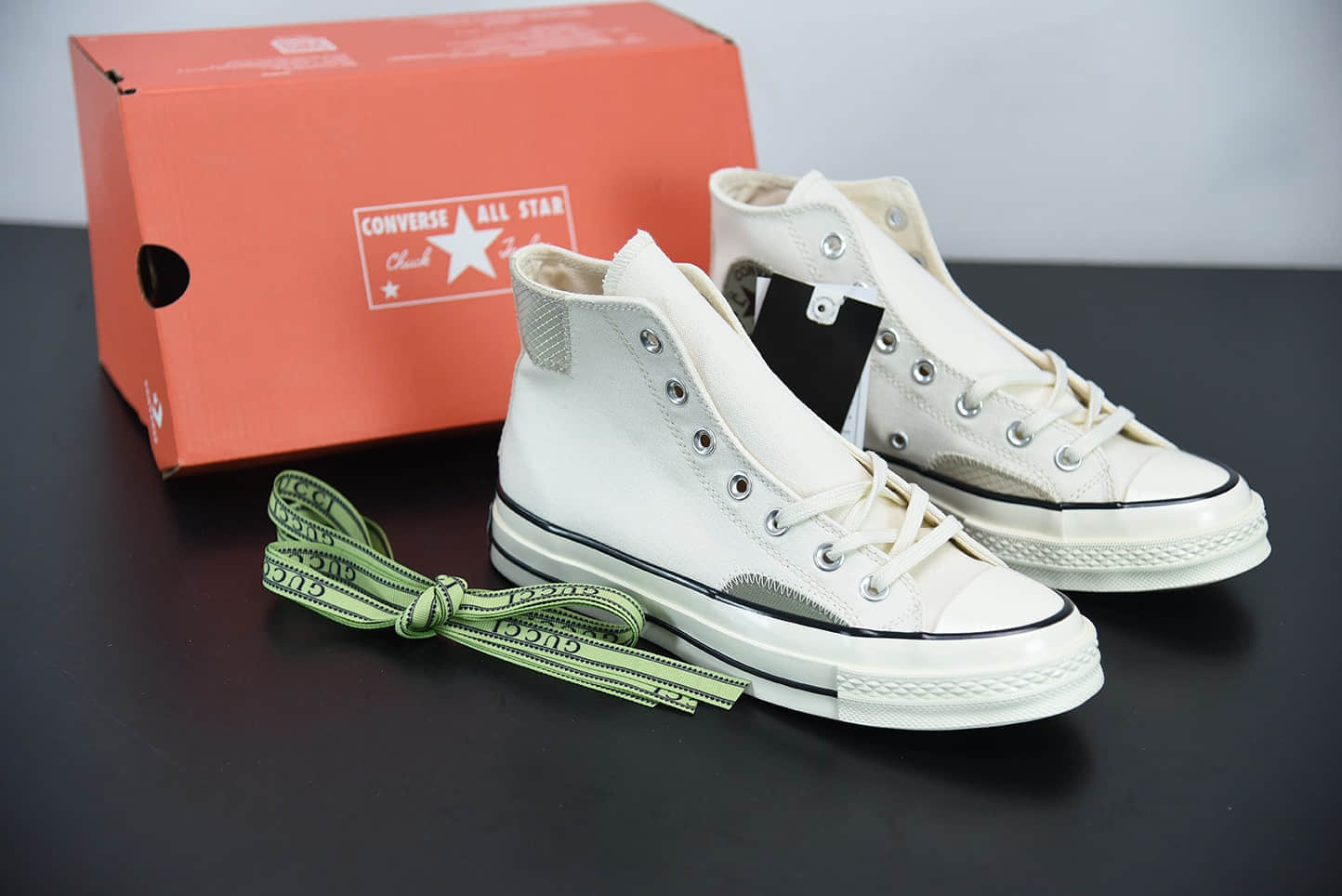 匡威Converse Chuck 1970s香甜草绿冰淇淋高帮硫化帆布鞋纯原版本