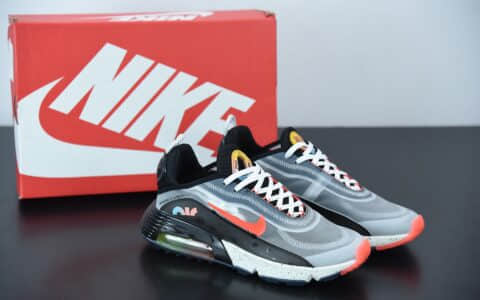 耐克Nike Air Max 2090灰红半掌气垫跑步鞋纯原版本 货号：DD8497-160