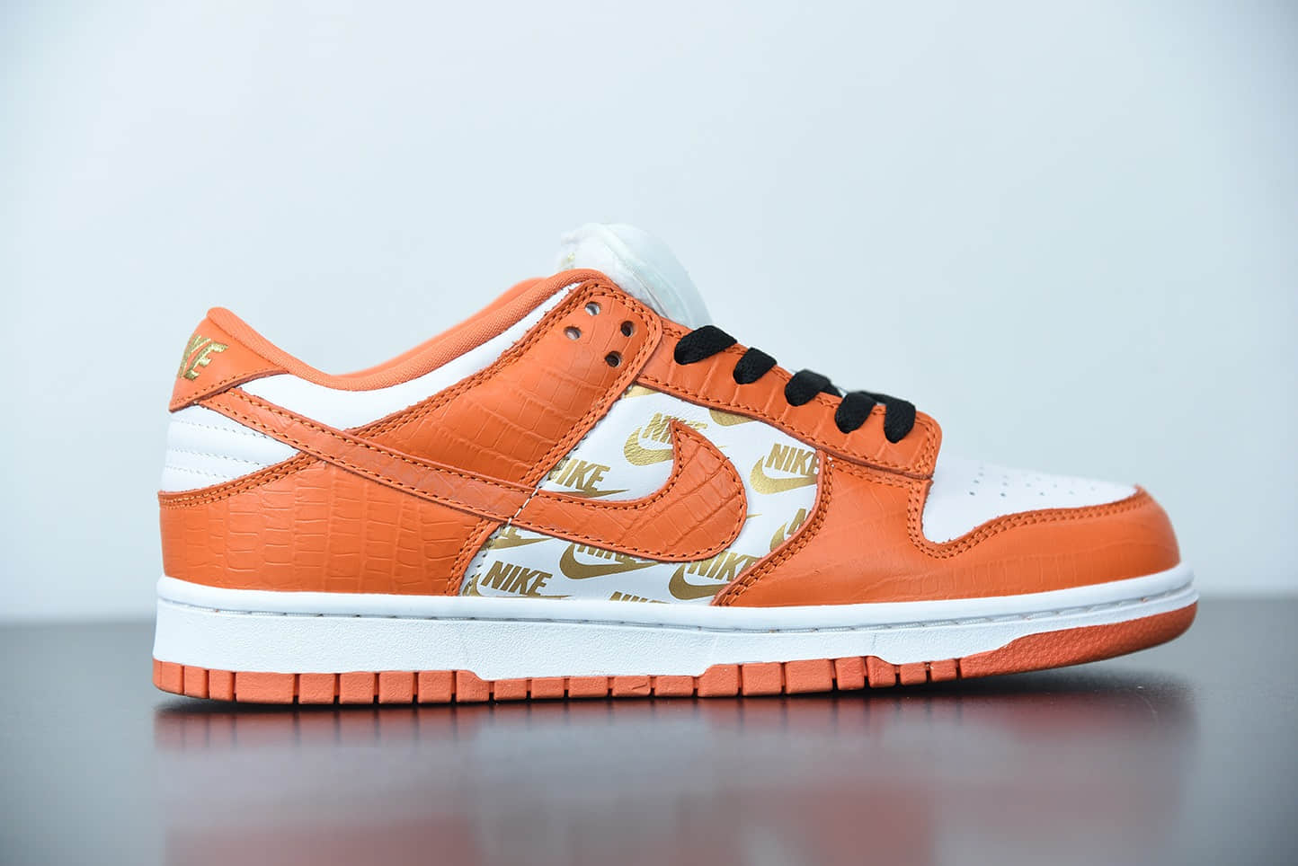 耐克Supreme x Nike SB Dunk HighStars UNC鳄鱼皮橙黄白金星扣篮系列低帮休闲运动滑板板鞋纯原版本 货号：DH3228-181