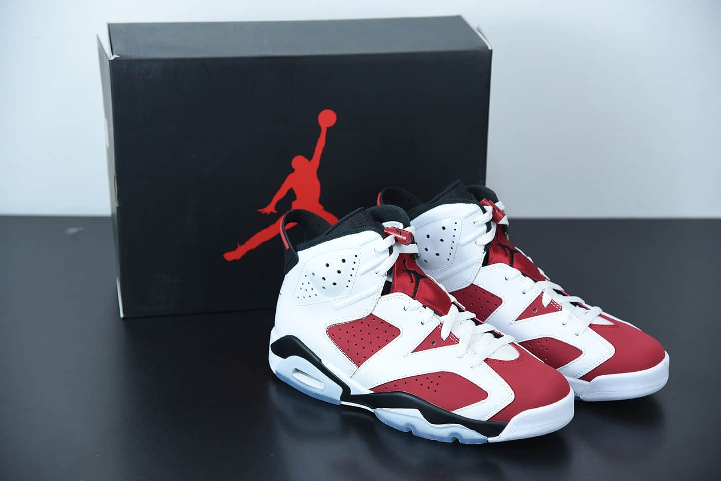 乔丹Air Jordan 6 AJ6 2021年复刻胭脂白红高帮篮球鞋纯原版本 货号：CT8529-106