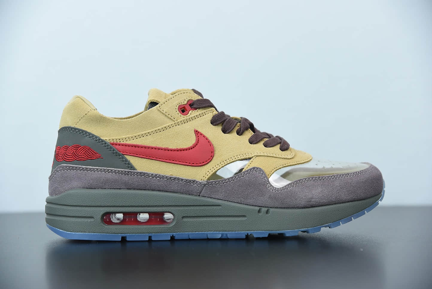 耐克CLOT x Nk Air Max 1 “Tea Leaf Brown”“死亡之吻”茶叶中国限定气垫休闲鞋纯原版本 货号：DD1870-200