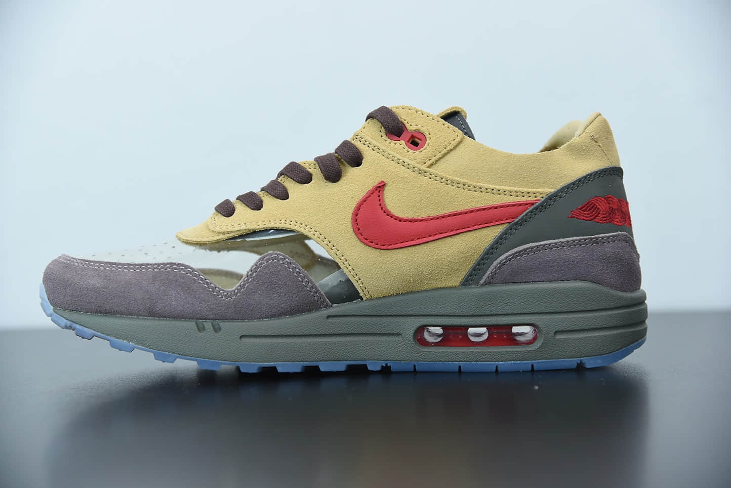 耐克CLOT x Nk Air Max 1 “Tea Leaf Brown”“死亡之吻”茶叶中国限定气垫休闲鞋纯原版本 货号：DD1870-200