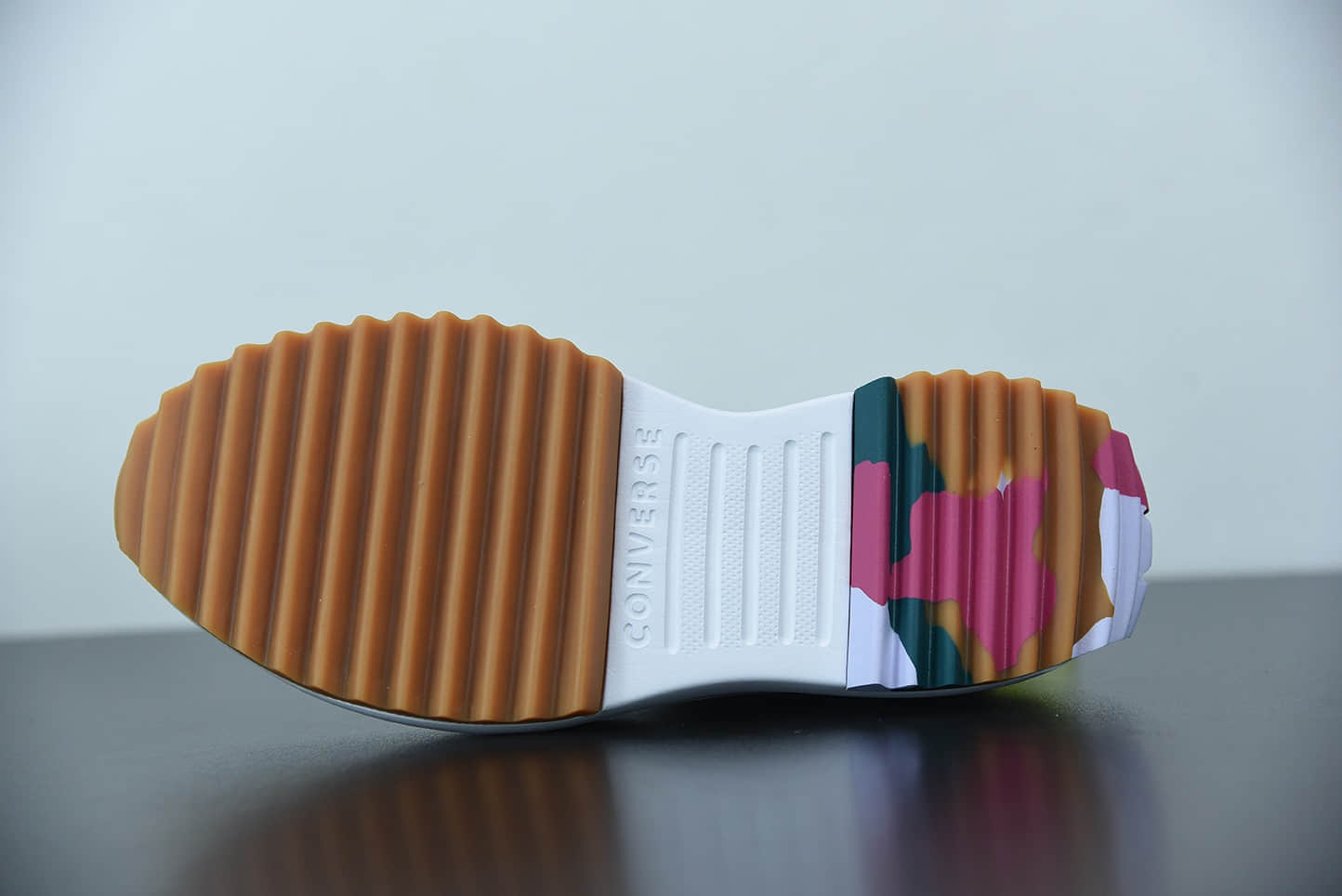 匡威Converse Run Star x JW Anderson 联名黄色松糕厚底高帮帆布鞋纯原版本 货号：571112C