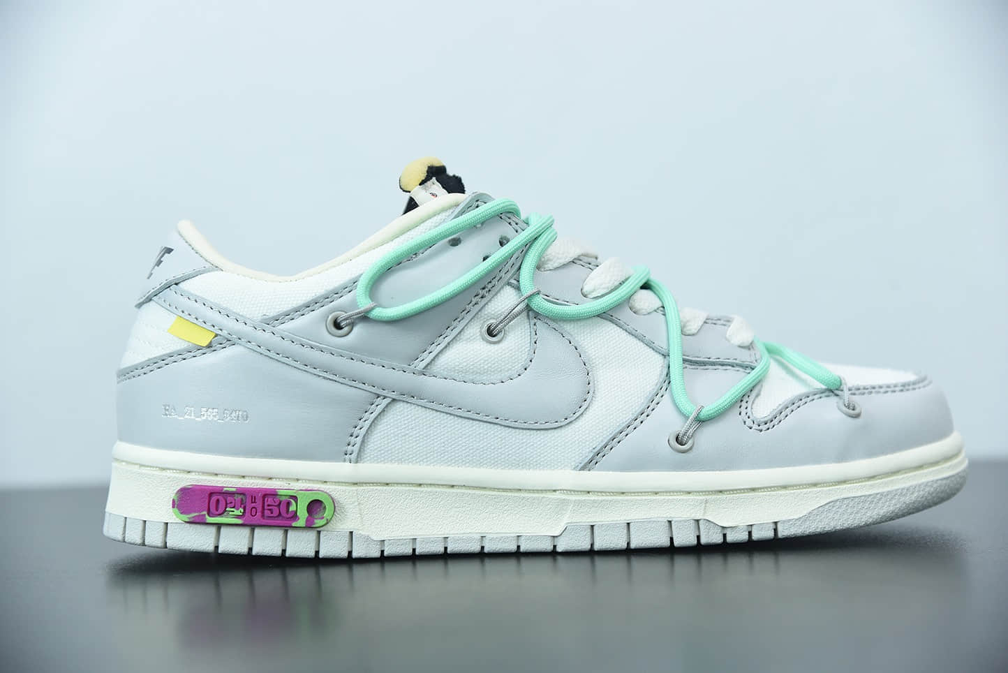 耐克0ff-White x NIke Dunk Low“04 of 50” OW 白灰色扣篮系列低帮经典百搭休闲运动板鞋纯原版本 货号：DM1602-114