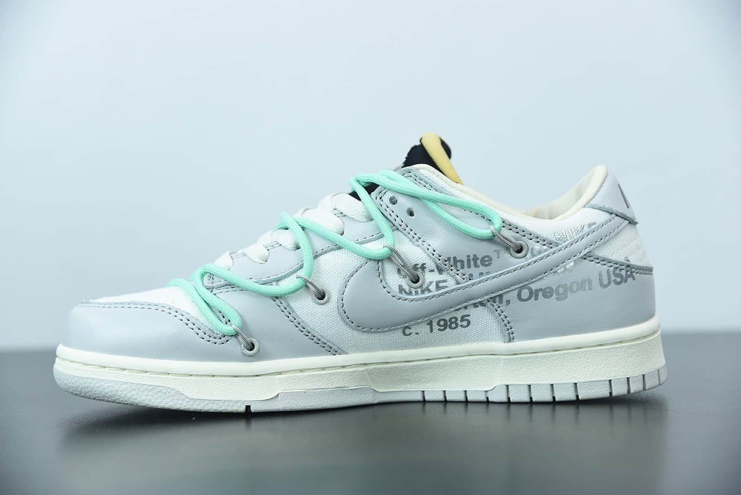 耐克0ff-White x NIke Dunk Low“04 of 50” OW 白灰色扣篮系列低帮经典百搭休闲运动板鞋纯原版本 货号：DM1602-114