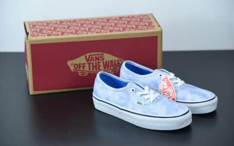 万斯Vans Authentic Lx奶蓝白蓝低帮硫化板鞋纯原版本 货号： VN0003B9IWC