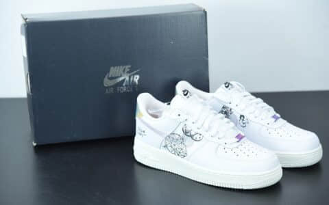 耐克Nike Air Force 1 Low '07 涂鸦空军一号低帮百搭休闲运动板鞋纯原版本 货号：DM5447-111