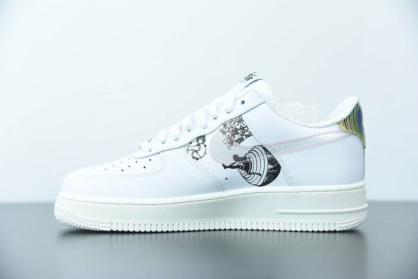 耐克Nike Air Force 1 Low '07 涂鸦空军一号低帮百搭休闲运动板鞋纯原版本 货号：DM5447-111