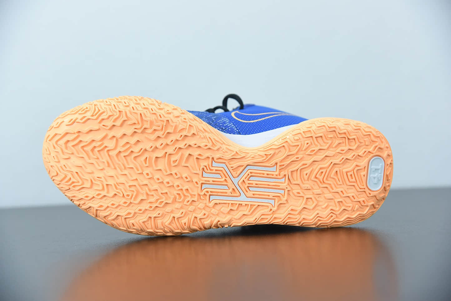 耐克Nike Kyrie 7BlueBlackGumBROTHER HOOD欧文7代皇家蓝室内休闲运动中帮篮球鞋纯原版本 货号：CQ9326-400
