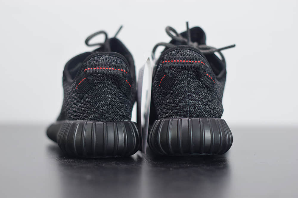 阿迪达斯Adidas Yeezy Boost 350 V1 Pirate Black初代椰子350黑天使休闲运动鞋纯原版本 货号：BB5350