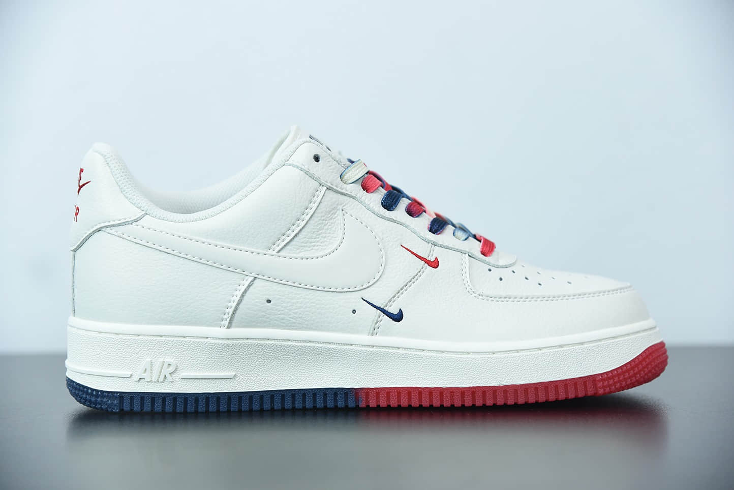 耐克 Nike Air Force 1 Low '07 米红蓝‘’洛杉矶快船‘’城市限定低帮空军一号休闲板鞋纯原版本 货号：CT1989-102