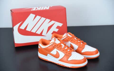 耐克 Nike Dunk SB Low“Syracuse”肯塔基雪城大学白橙低帮滑板鞋纯原版本 货号：CU1726-101