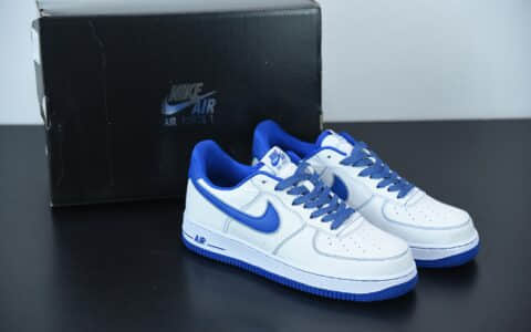 耐克Nike Air Force 1 Low 白蓝缝线帆布3M满天星空军一号低帮百搭休闲运动板鞋纯原版本 货号： CK7213-104