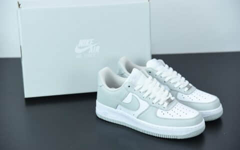 耐克 Nike Air Force 1 '07 “Vast Grey”灰白空军一号低帮休闲板鞋纯原版本 货号：AA1726-201