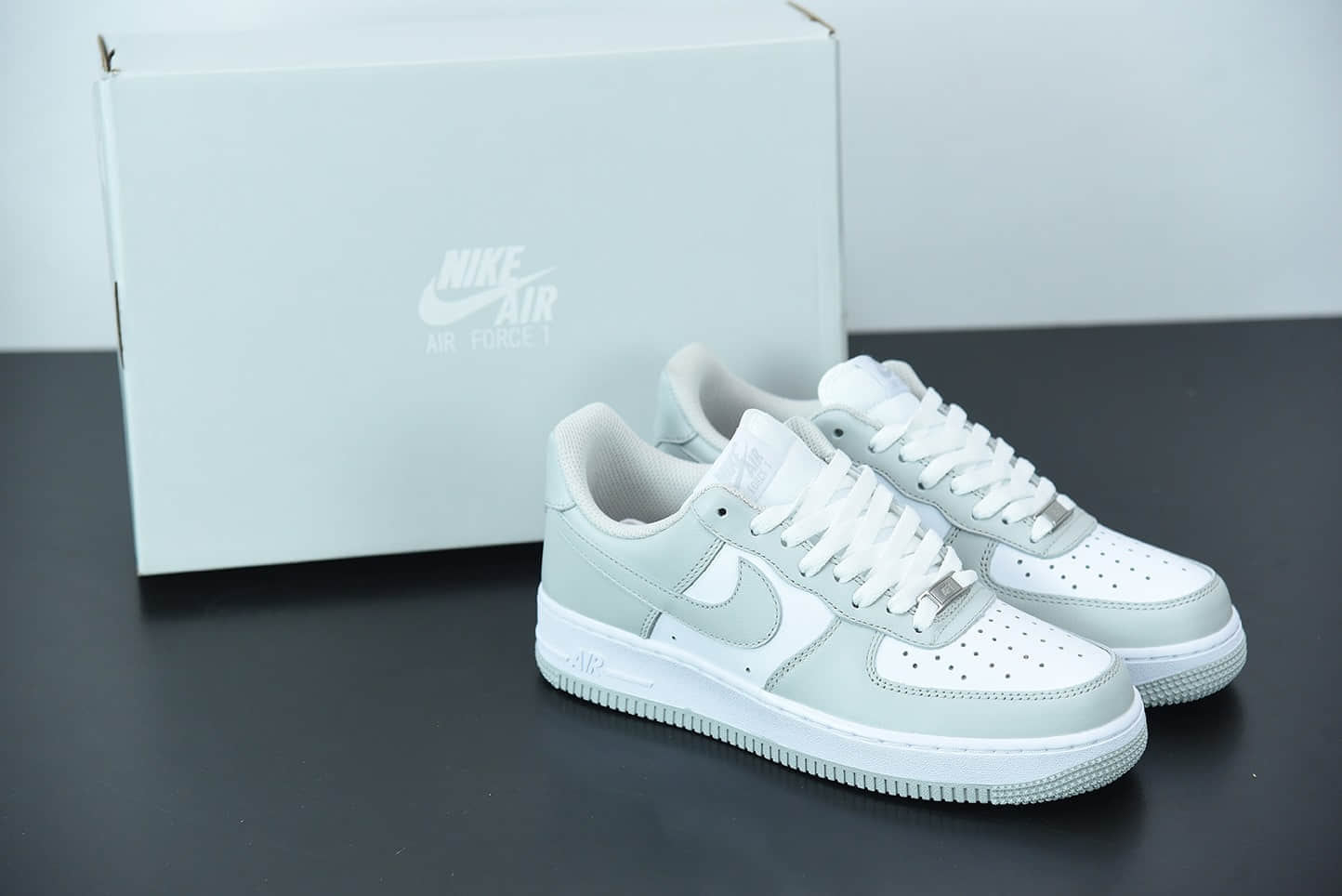 耐克 Nike Air Force 1 '07 “Vast Grey”灰白空军一号低帮休闲板鞋纯原版本 货号：AA1726-201