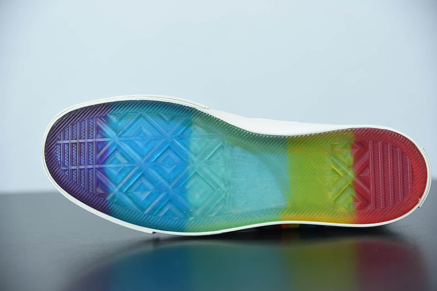 匡威Converse Pride Chuck 70 彩虹色高帮时尚百搭帆布鞋纯原版本 货号：170821C