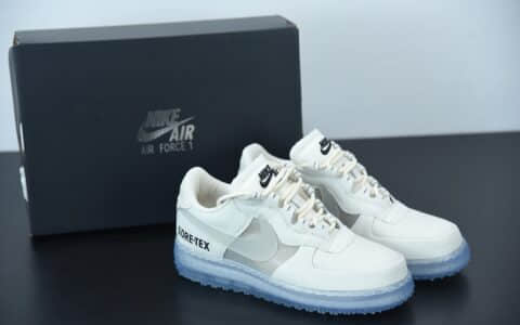 耐克Nike Air Force 1 WTR Gore-Tex空军机能防水白蓝色低帮运动休闲板鞋纯原版本 货号：CQ7211-002