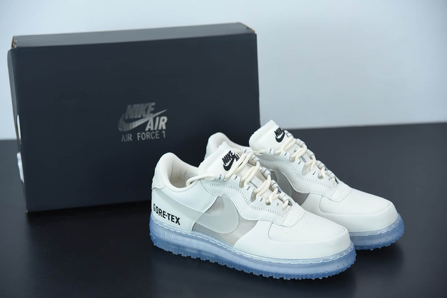 耐克Nike Air Force 1 WTR Gore-Tex空军机能防水白蓝色低帮运动休闲板鞋纯原版本 货号：CQ7211-002