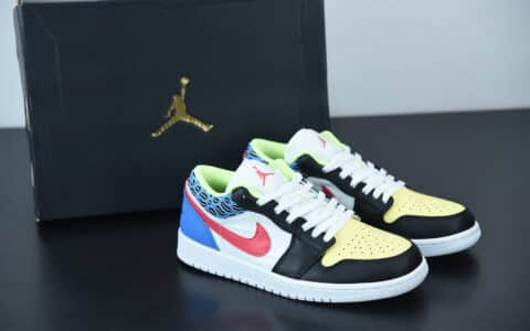 乔丹Air Jordan 1 Low毛毛虫低帮复古文化篮球鞋纯原版本 货号：DH5927-006