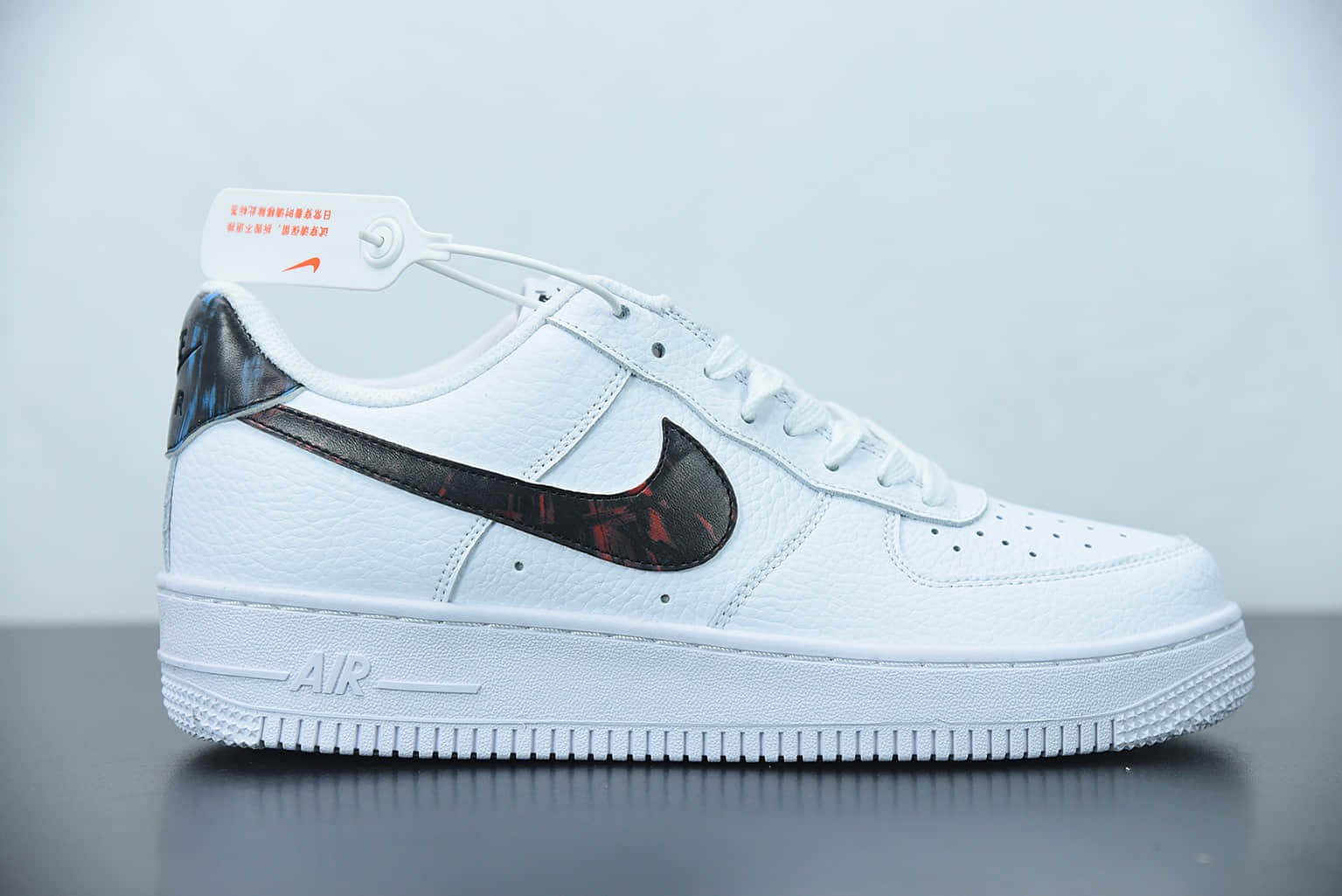 耐克 Nike Air Force 1 LowTie-Dye白蓝红扎染空军一号低帮运动休闲板鞋纯原版本 货号：DJ6889-100