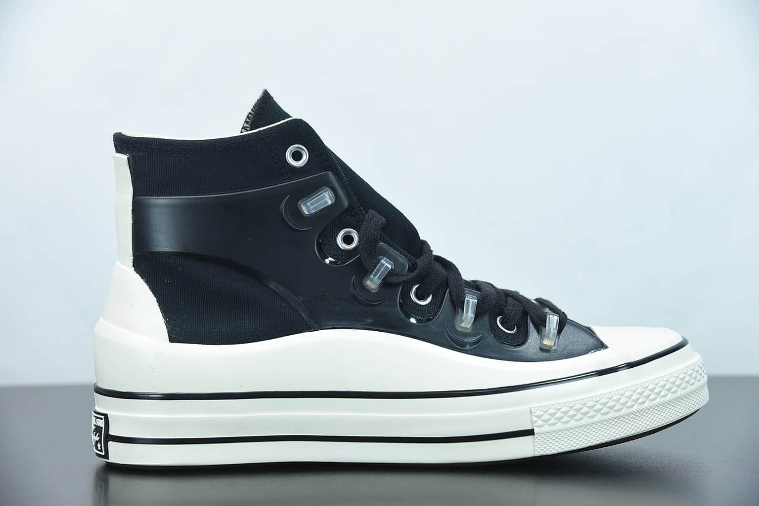 匡威Kim Jones x Converse Chuck Taylor All Star 1970s 重磅联名黑色高帮帆布鞋纯原版本 货号：171257c