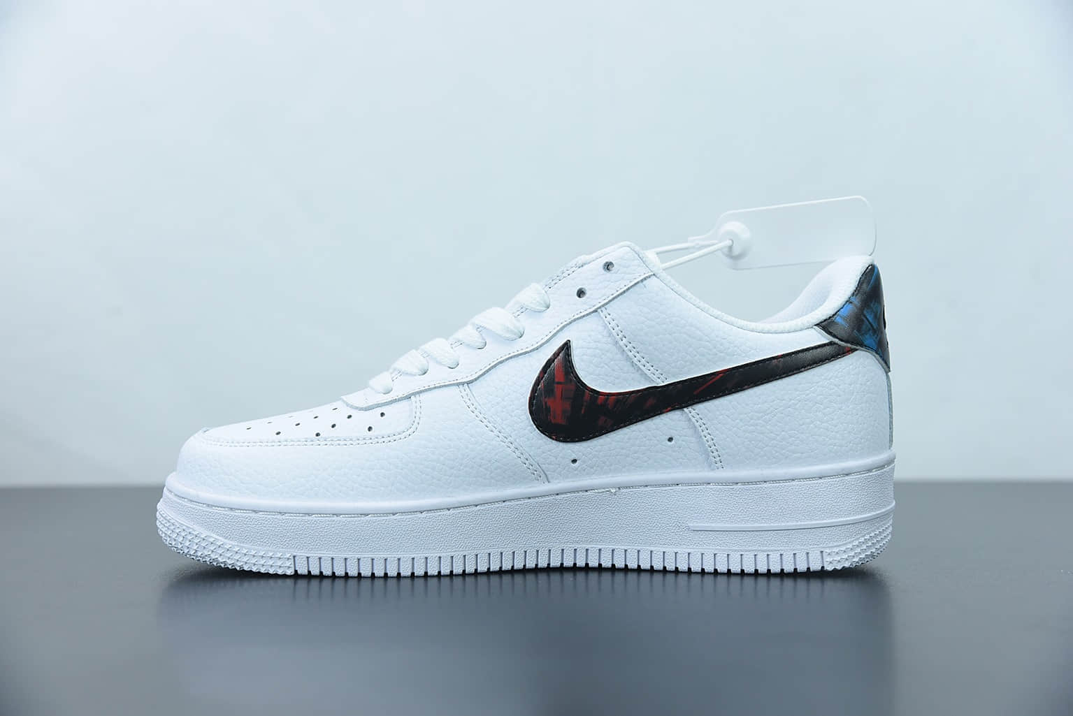 耐克 Nike Air Force 1 LowTie-Dye白蓝红扎染空军一号低帮运动休闲板鞋纯原版本 货号：DJ6889-100