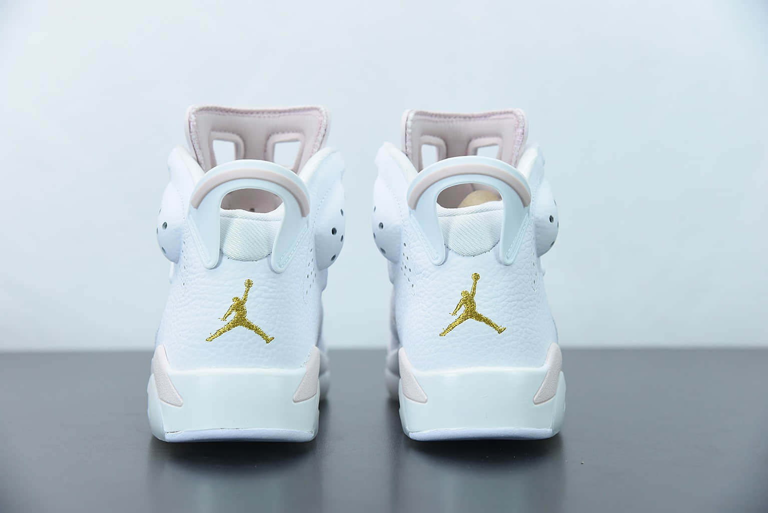 乔丹Air Jordan AJ6 WMNS “Gold Hoops”金粉高帮篮球鞋纯原版本 货号：DH9696-100