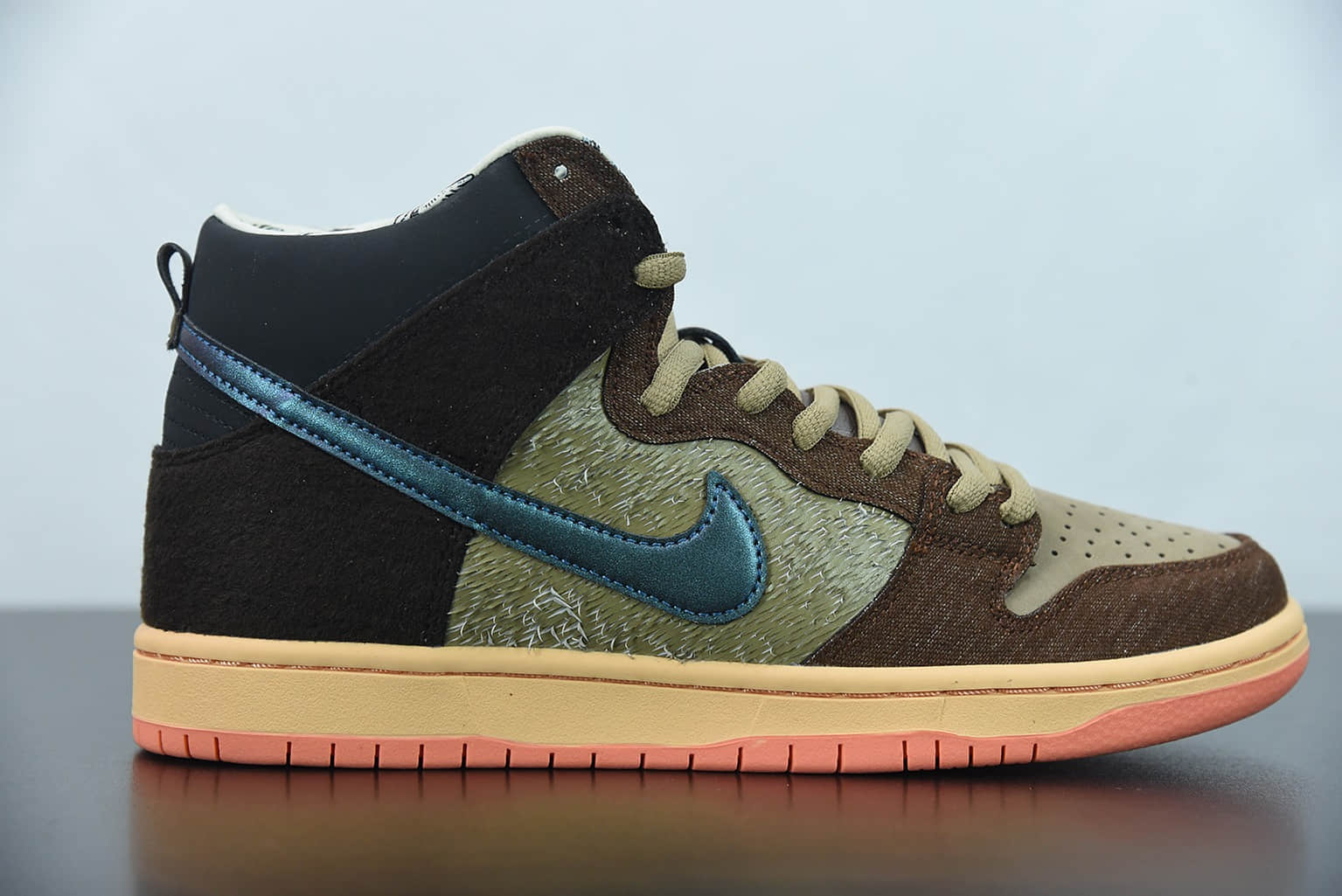 耐克 Nike Concepts x NK SB Dunk High  Mallard  烤鸭 高帮运动休闲板鞋纯原版本 货号：DC6887-200