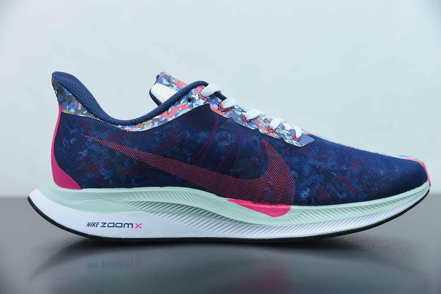 耐克 Nike Zoom Pegasus 35 Turbo 登月35代花卉限定配色网纱透气缓震疾速跑鞋纯原版本 货号：CI2951-941