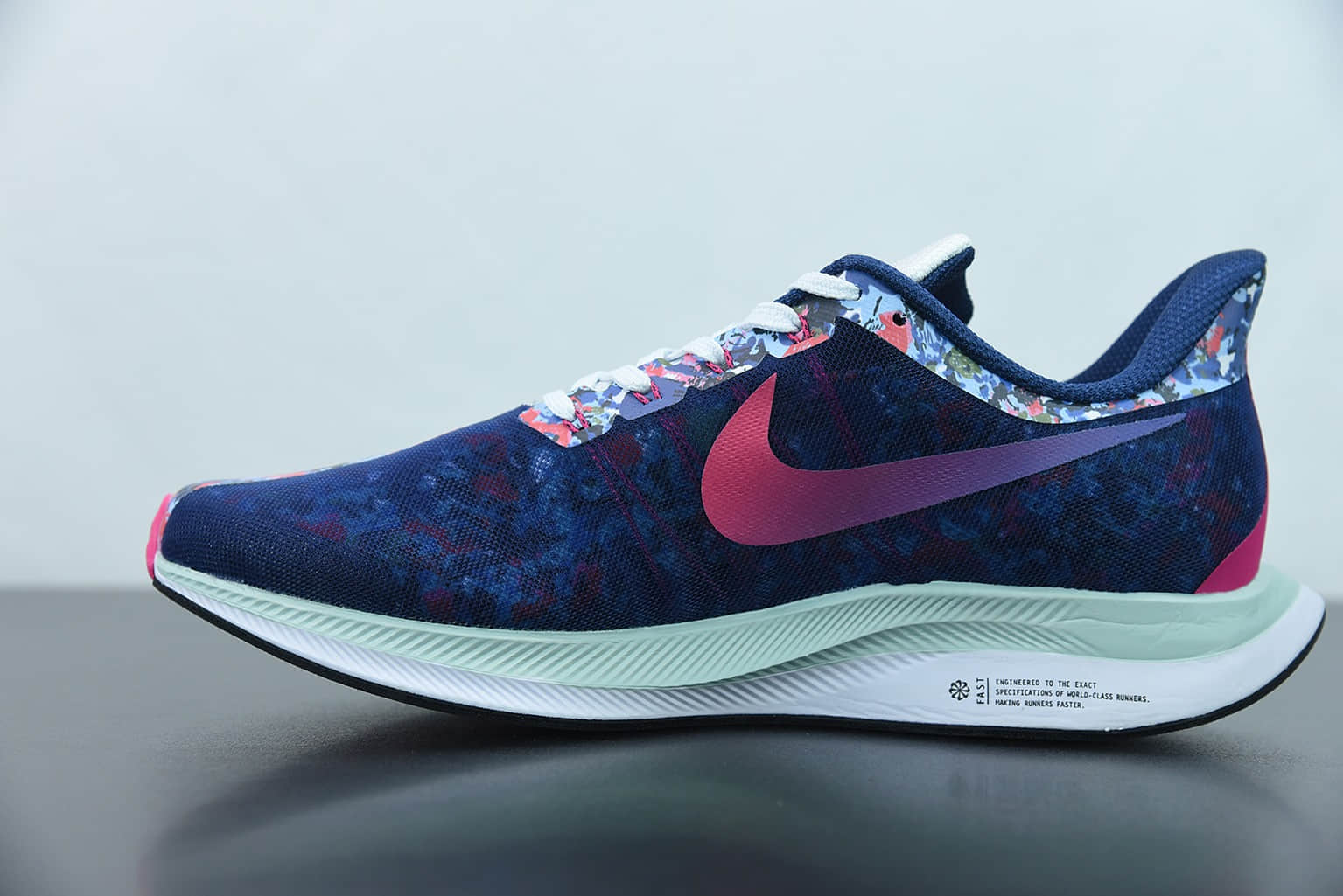 耐克 Nike Zoom Pegasus 35 Turbo 登月35代花卉限定配色网纱透气缓震疾速跑鞋纯原版本 货号：CI2951-941