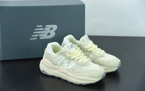 新百伦 New Balance M5740系列米白黄配色复古老爹风休闲运动慢跑鞋纯原版本 货号：W5740CE