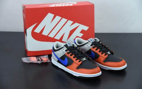 耐克Nike SB Dunk Low EMBKnicks扣篮系列低帮休闲运动滑板板鞋“灰橙蓝尼克斯”纯原版本 货号：DD3363-002