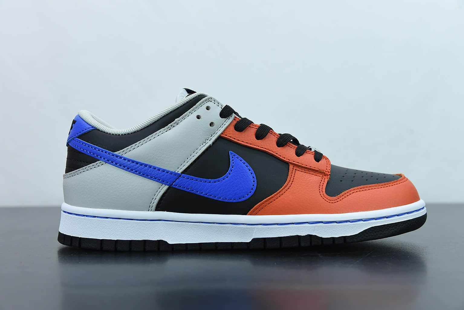 耐克Nike SB Dunk Low EMBKnicks扣篮系列低帮休闲运动滑板板鞋“灰橙蓝尼克斯”纯原版本 货号：DD3363-002