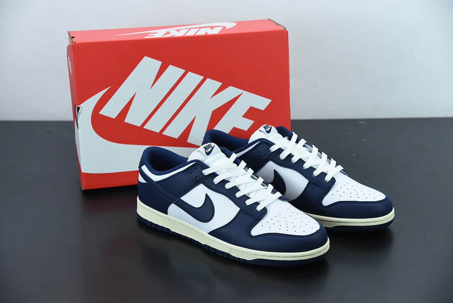 耐克 Nike Dunk low Midnight Navy 午夜蓝扣碎篮板时尚休闲板鞋纯原版本 货号：DD1503-115