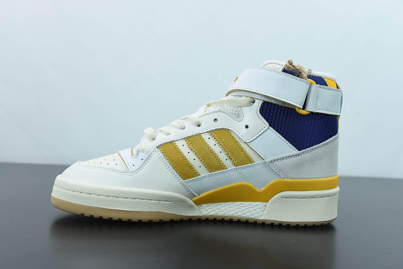 阿迪达斯 Adidas Originals Forum 84 High “Champions” 紫金湖人魔术贴高帮复古系带百搭休闲运动板鞋纯原版本 货号：GX9054