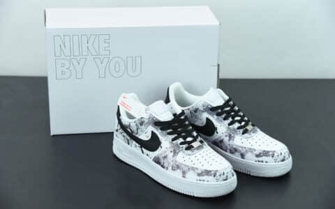 耐克 Nike Air Force 1 '07 Low AF1 水墨中国风仙鹤空军一号低帮复古休闲板鞋纯原版本 货号：CW2288-111