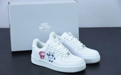 耐克Nike Air Force 1 Low “冰墩墩纯白空军”空军一号低帮百搭休闲运动板鞋纯原版本 货号：315122-111