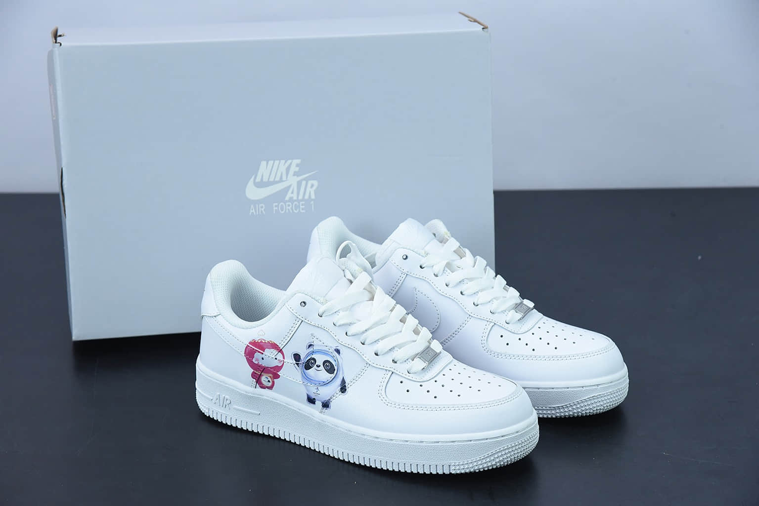 耐克Nike Air Force 1 Low “冰墩墩纯白空军”空军一号低帮百搭休闲运动板鞋纯原版本 货号：315122-111