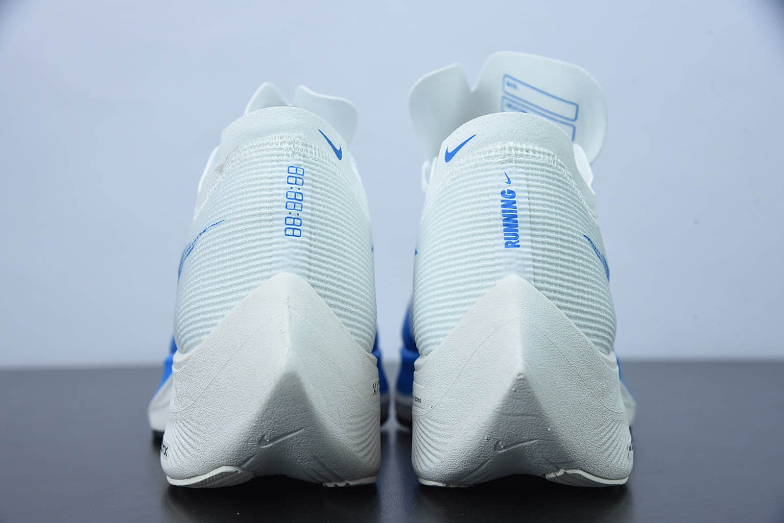 耐克 Nike ZoomX Vaporfly NEXT％ 2 马拉松白蓝针织面透气运动跑鞋纯原版本 货号：CU4111-102