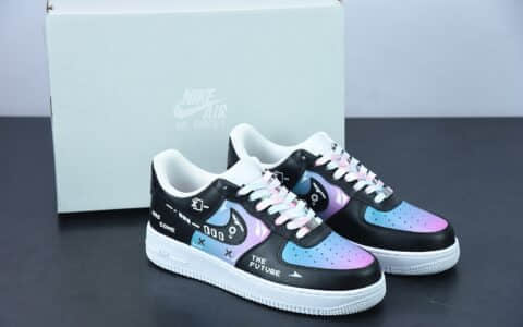 耐克 Nike AF 1'07 Low 赛博朋克黑武士电玩像素空军一号低帮休闲运动板鞋纯原版本 货号：CW2288-111