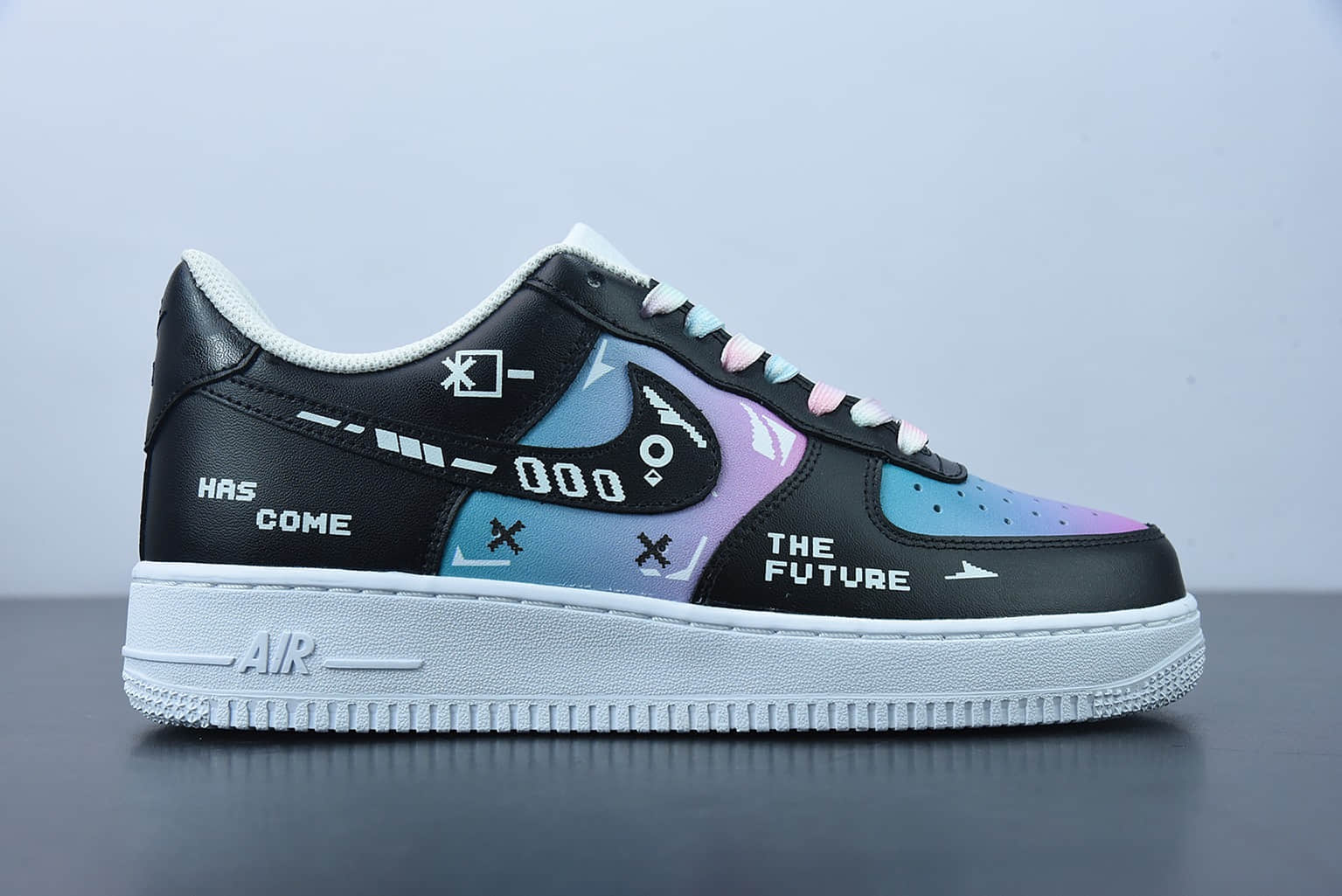 耐克 Nike AF 1'07 Low 赛博朋克黑武士电玩像素空军一号低帮休闲运动板鞋纯原版本 货号：CW2288-111