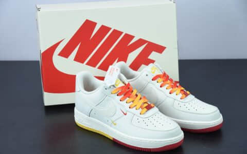 耐克 Nike Air Force 1'07 Low 米红黄 菲尼克斯太阳队城市限定空军一号低帮休闲板鞋纯原版本 货号：HQ8863-996