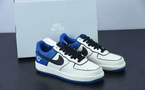 耐克 Nike Air Force 1'07 Low 情人节爱心米蓝炫彩“夜魔侠”空军一号低帮运动休闲板鞋纯原版本 货号： AL2236-300