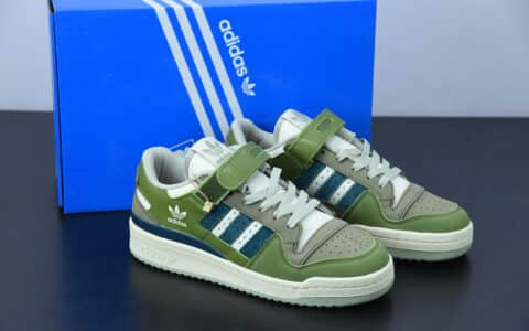 阿迪达斯 Adidas originals Forum 84 Low “Great Outdoors Tech Olive” 橄榄绿杨幂同款草绿色凯尔特人全新经典复古板鞋纯原版本 货号：GX4545