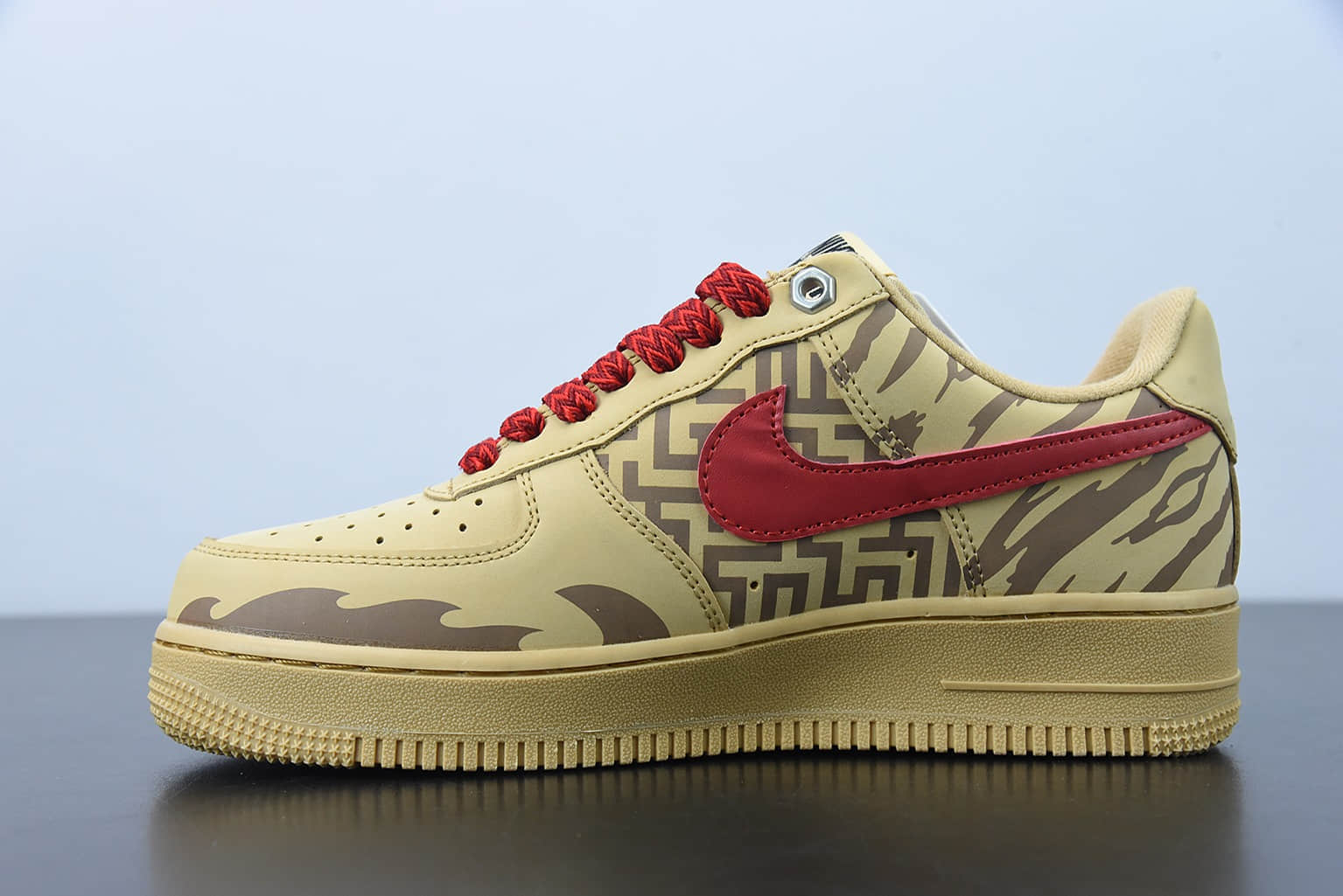 耐克 Nike Air Force 1'07 Low 麂皮麦色虎年限定空军一号低帮休闲板鞋纯原版本 货号：CJ9179-202